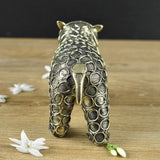 Brass Dhokra Bear Figurine - Vintage Gulley