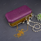 Glitter Clutch for Female - Purple
