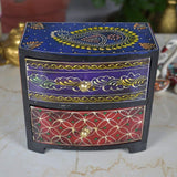 Wooden Hand Carved Multi-Utility Chest Drawers & Jewelry Box for Women - Vintage Gulley