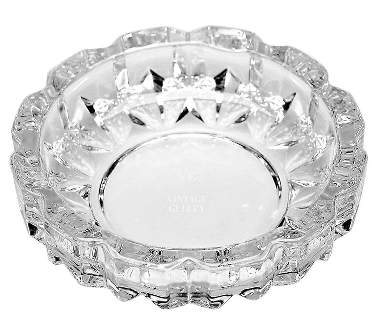 Glass Tray 4.5 Inch for Showpiece Tortoise - Vintage Gulley