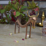 Brass Tribal Cow - Vintage Gulley