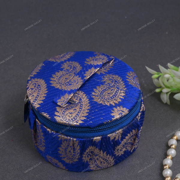 Embroidery Bangle Box Organiser - BLUE