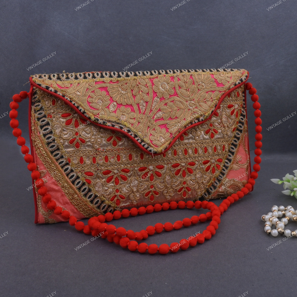 Embroidery Rajasthani Bag For Women Vintage Gulley