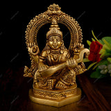 Brass Laxmi Saraswati Ganesha Kuber Idol