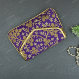Rajasthani Embroidered Bag  - Purple