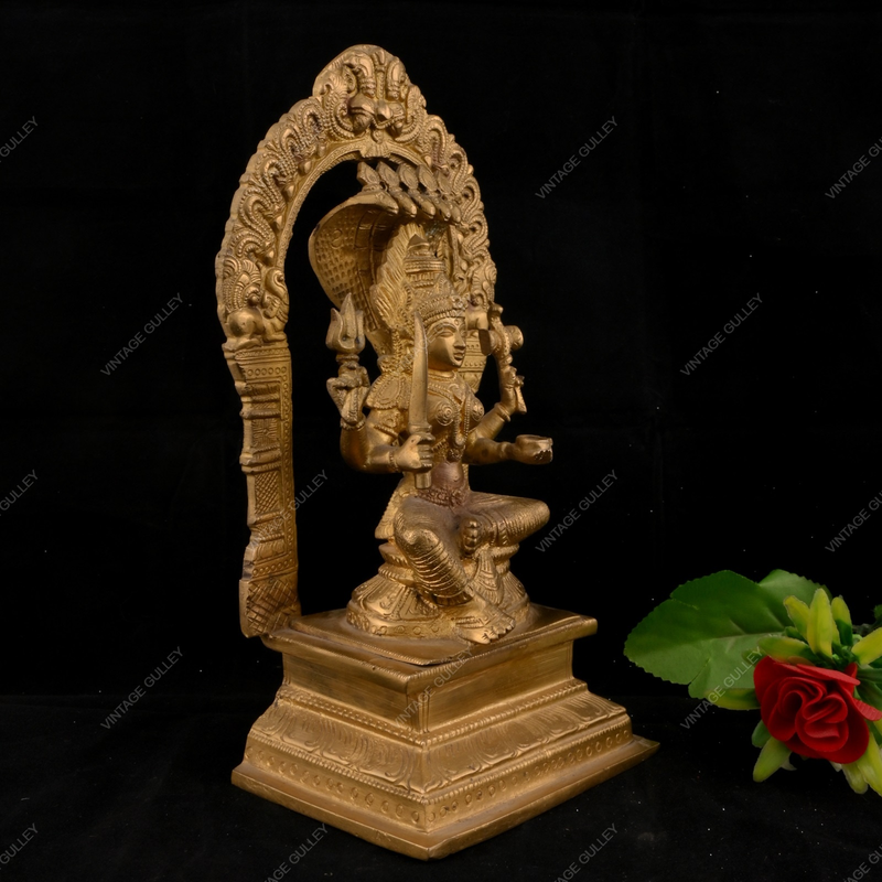 Brass Mansa MATA Idol for Puja and Home Decor