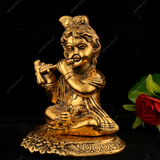 Metal Balgopal Krishna for Puja and Home Decor