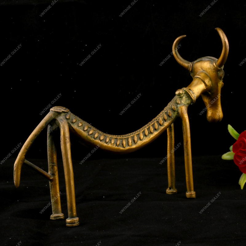 Brass Tribal Art Figurine