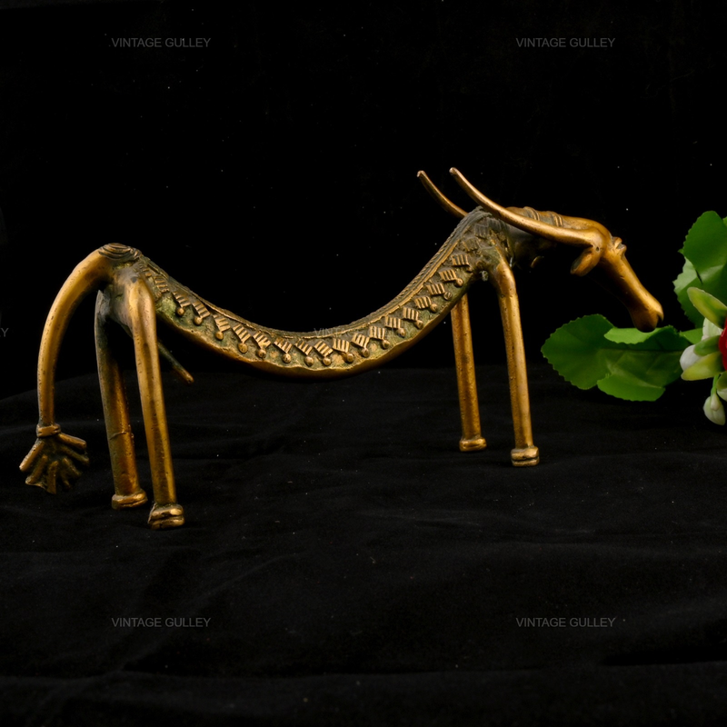 Brass Tribal Art Figurine