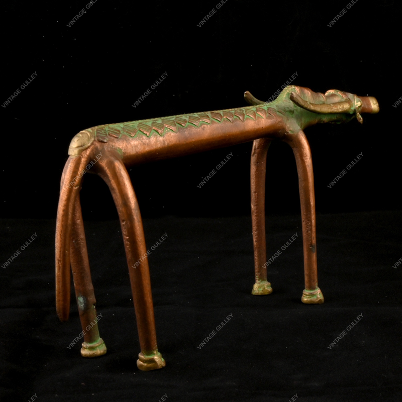 Brass Tribal Art Figurine