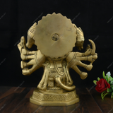 Brass Panchmukhi Hanuman Idol