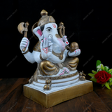 Brass Ganesha Charbhuja Idol