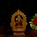 Brass Lord Ganesha Idol - Small
