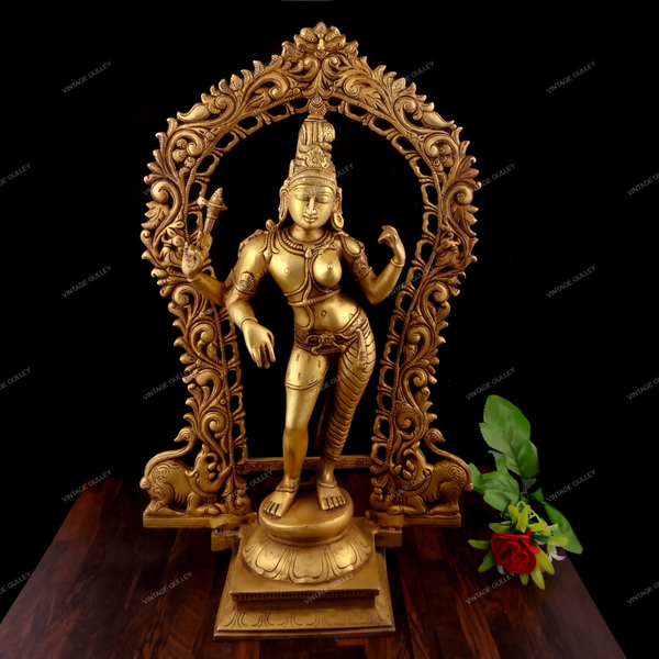 Brass Ardhnareshwar Statue Showpiece