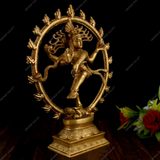 Brass Lord Shiva Dancing Natraj Statue