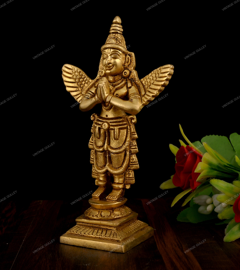 Brass Idol Garuda - 6 Inches