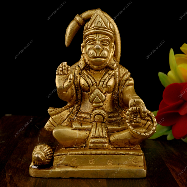 Brass Lord Hanuman Ji Idol
