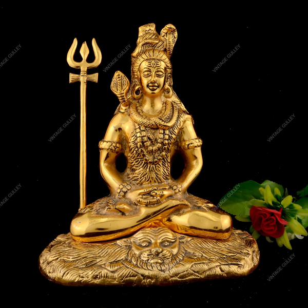 Metal Shiva for Puja & Home Decor
