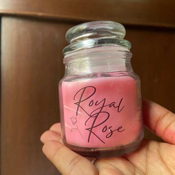 Royal Rose Scented Vegan Soy Wax Candle - 3 Oz