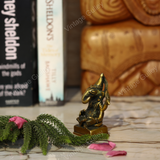 Brass Ganesha with Book