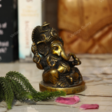 Brass Charbhuja Ganesha