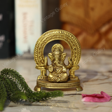 Brass Ganesha Arch Idols