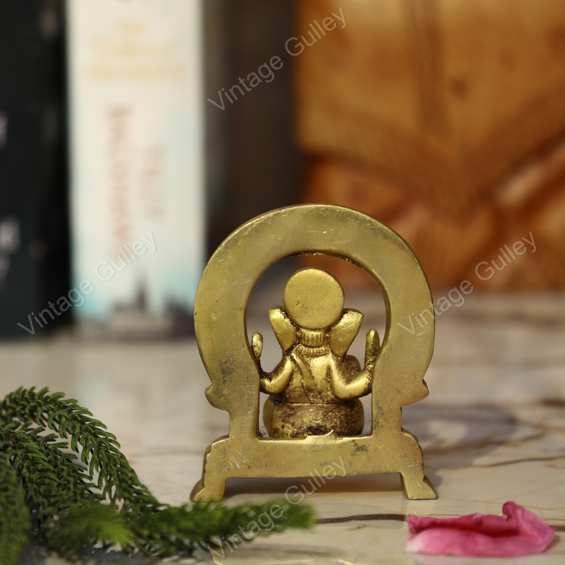 Brass Ganesha Arch Idols