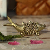 Brass Dhokra Net Fish