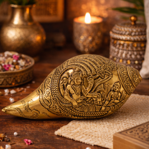 NARAYAN SHANKH IN BRASS