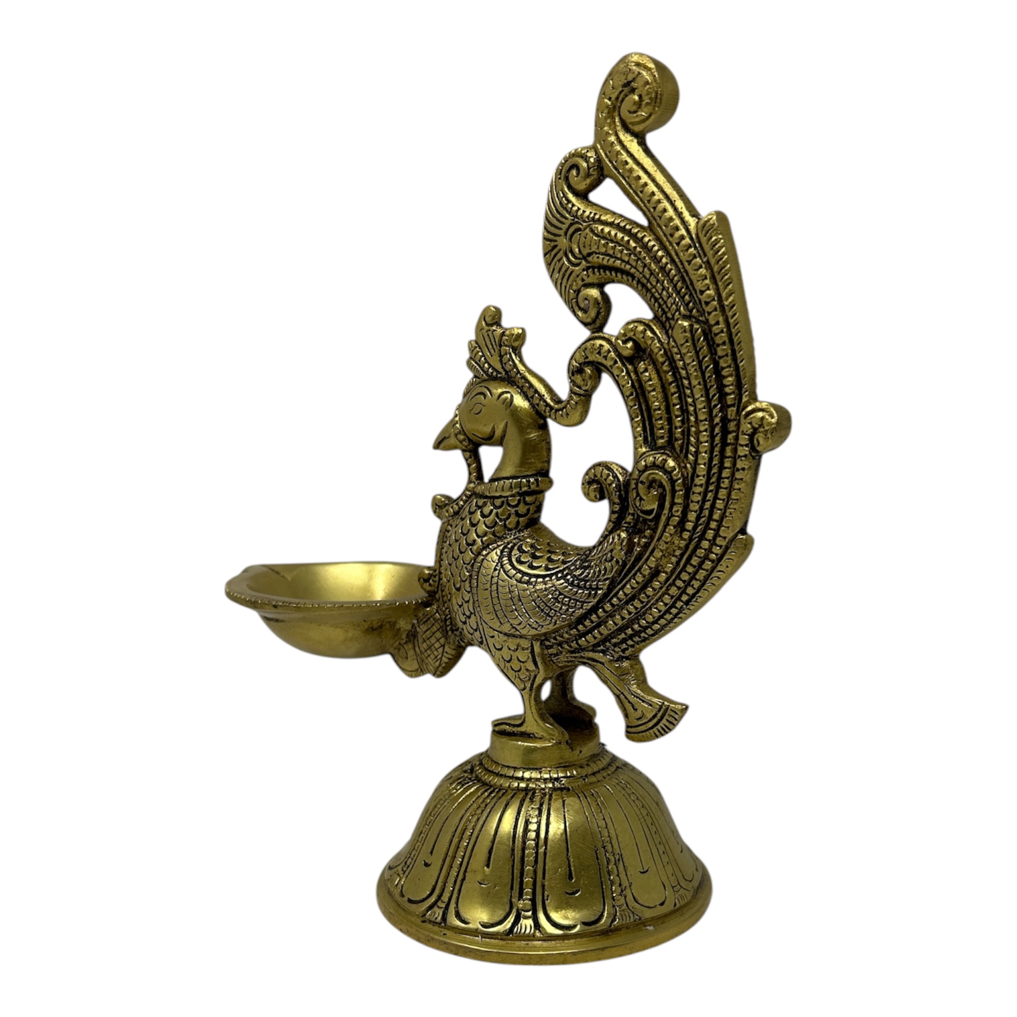 Brass-Peacock-Diya-Big