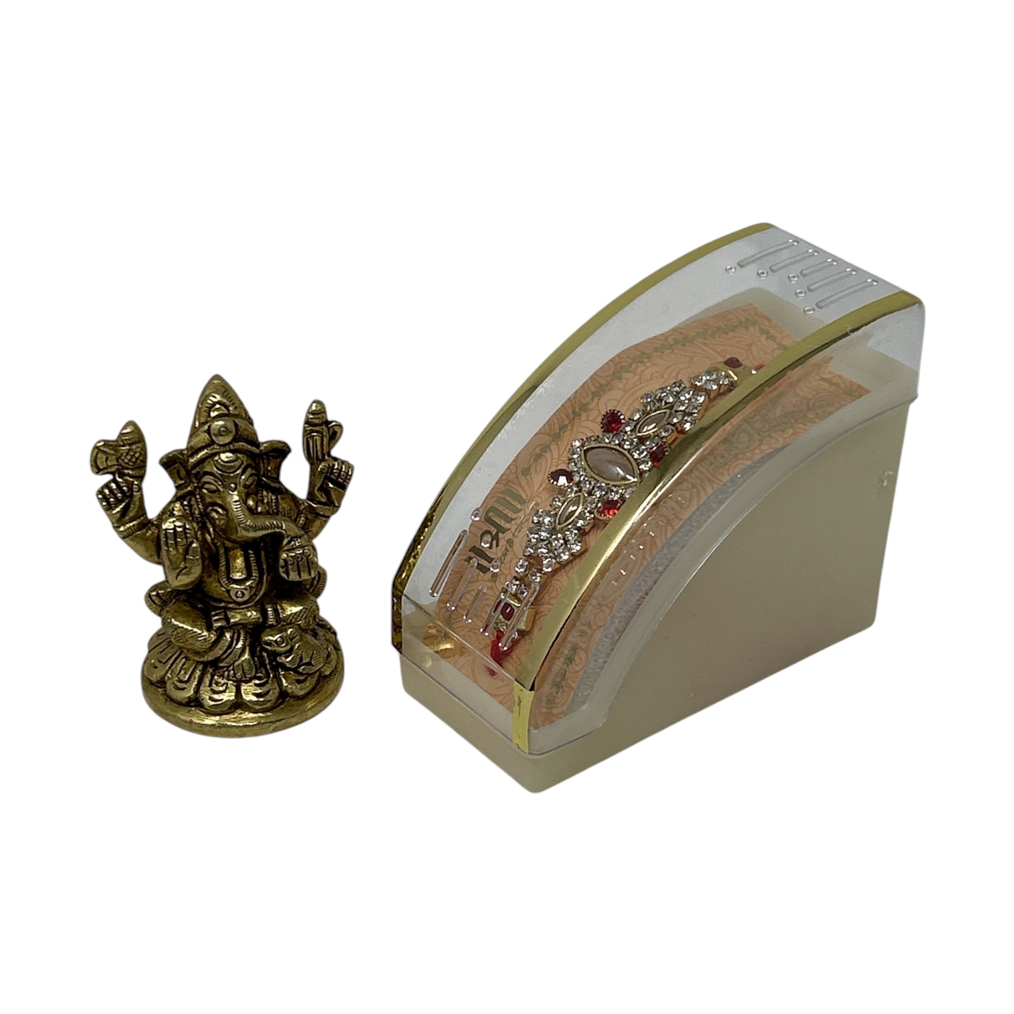 Premium Rakhi Gift Set - Ganesha