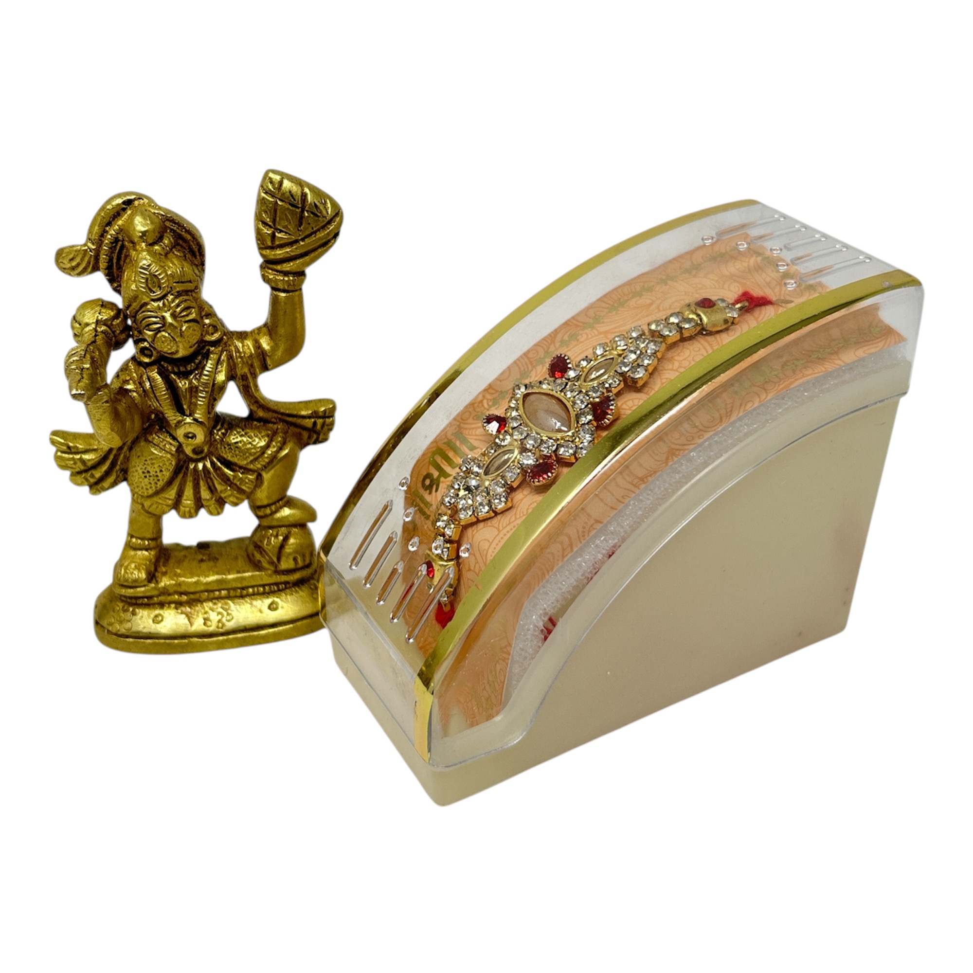 Premium Rakhi Gift Set - Hanuman