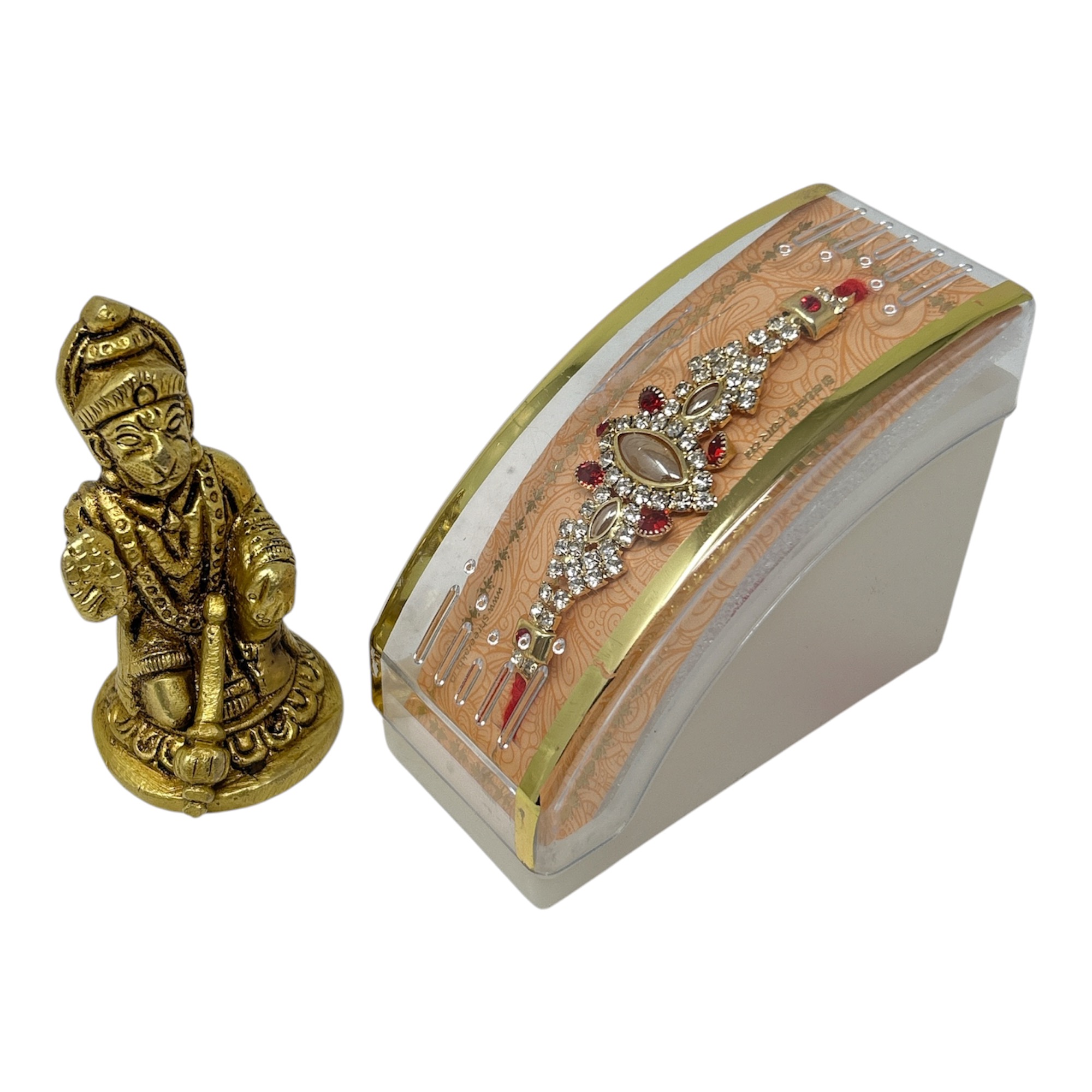 Premium Rakhi Gift Set - Hanuman